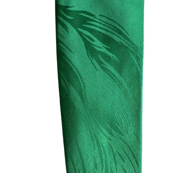 Keith Daniels Neck Tie Leprechaun St Pats Irish Milano Green Stripe Handmade - Picture 12 of 14